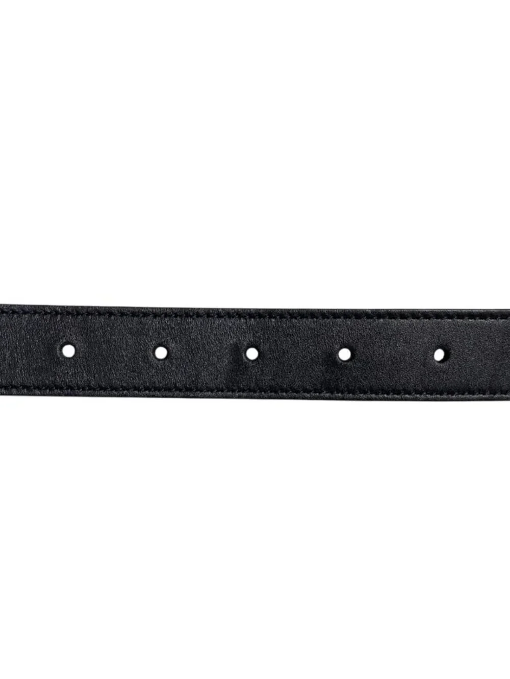 Gucci Belt GG Marmont Torchon Leather Black